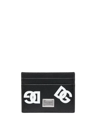 Dolce & Gabbana Portacarte Con Stampa In Black