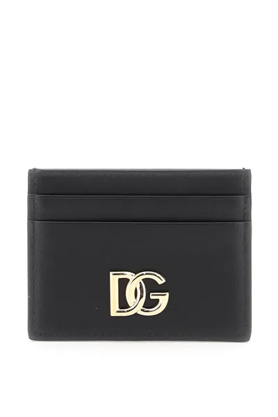 Dolce & Gabbana Portacarte Dg In Black