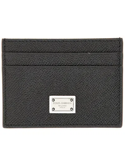 DOLCE & GABBANA DOLCE & GABBANA PORTACARTE IN PELLE