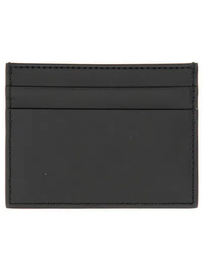 Dolce & Gabbana Portacarte In Pelle In Black