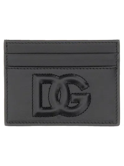 DOLCE & GABBANA LEATHER CARD HOLDER