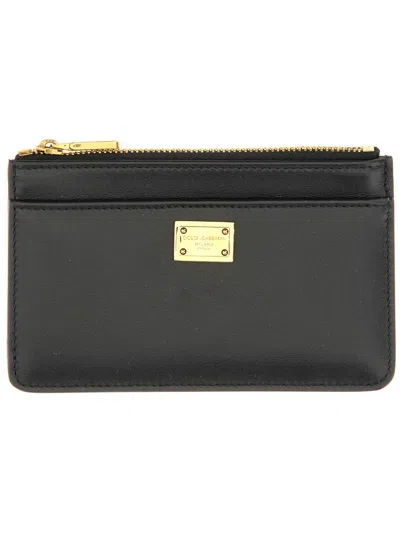 Dolce & Gabbana Portacarte In Vitello Plongé