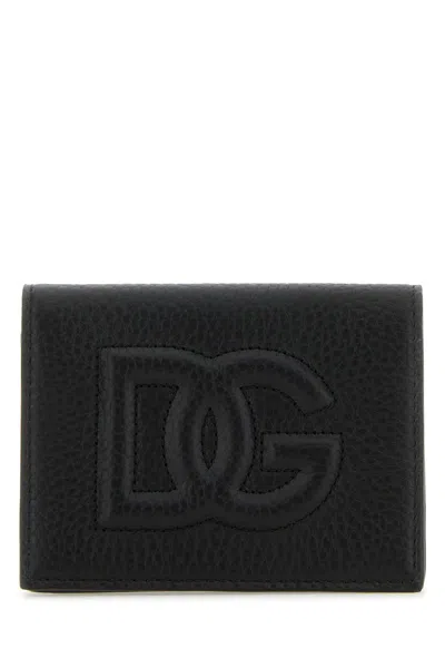 Dolce & Gabbana Portacarte Vitello St.cervo-tu Nd  Male In Black