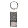 Dolce & Gabbana Coated Canvas Keychain With All-over Lettering Logo In Multi