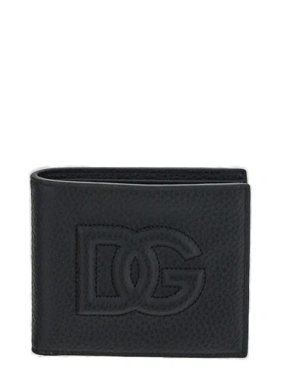 Dolce & Gabbana Portafogli Dg Logo Bi In Black