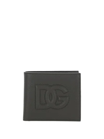 Dolce & Gabbana Portafogli Dg Logo Bi In Burgundy