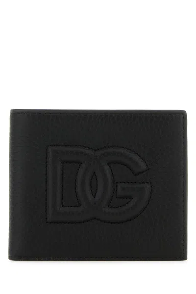 Dolce & Gabbana Portafogli Vitello St.cervo-tu Nd  Male In Black