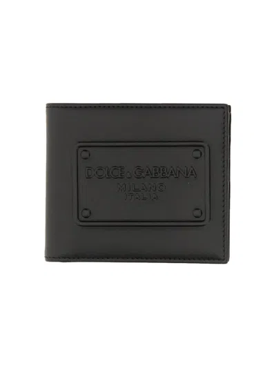 Dolce & Gabbana Bifold Wallet In Black