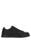 Dolce & Gabbana Portofino Light Black Sneakers With Logo Patch On The Tongue And Tonal Logo Lettering On The Heel In In Black