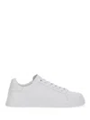 Dolce & Gabbana Portofino Light White Sneakers With Logo Patch On The Tongue And Tonal Logo Lettering On The Heel In In White