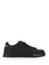 Dolce & Gabbana Portofino Low-top Sneakers In Black