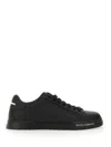 Dolce & Gabbana Portofino Low-top Sneakers In Black