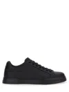 Dolce & Gabbana Portofino Light Black Sneakers With Logo Patch On The Tongue And Tonal Logo Lettering On The Heel In In Black