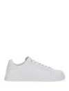 Dolce & Gabbana Portofino Calfskin White Sneakers
