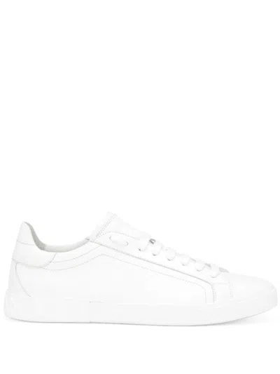 Dolce & Gabbana Portofino Low-top Sneakers In White