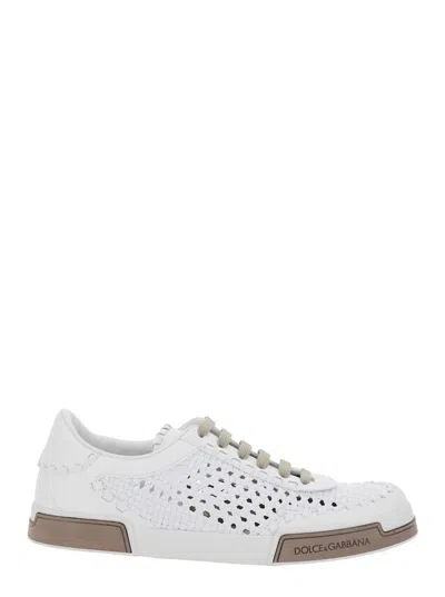 Dolce & Gabbana Sneaker Portofino Yacht White In Animal Print