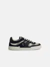 Dolce & Gabbana 'portofino' Black Leather Blend Sneakers In Black