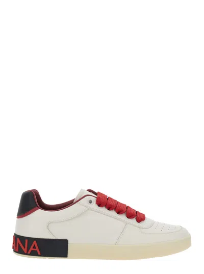 Dolce & Gabbana Portofino Custom Sneaker In White