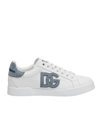 DOLCE & GABBANA DOLCE  GABBANA PORTOFINO DG PATCH SNEAKERS