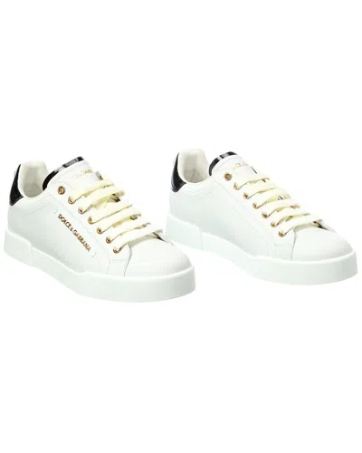 Dolce & Gabbana Portofino Leather Sneaker (authentic Pre-loved)