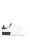 Dolce & Gabbana White Sneakers With Minimalist Design And Cushioned Sole In White