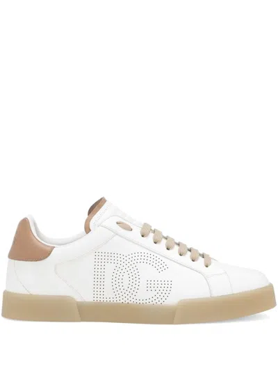 Dolce & Gabbana Portofino Leather Sneakers