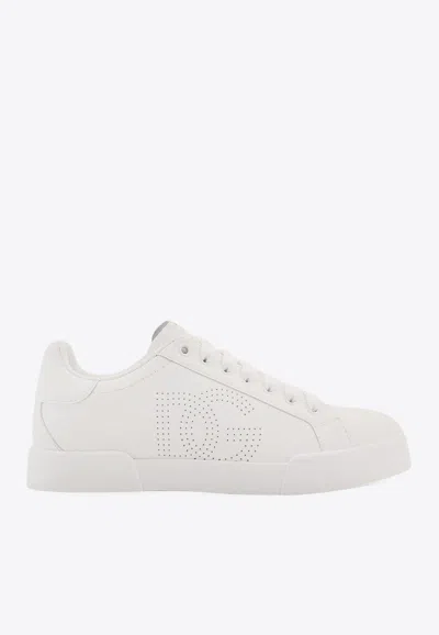 Dolce & Gabbana Portofino Leather Sneakers