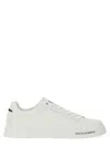 Dolce & Gabbana Leather Sneakers With Lateral Logo Patch