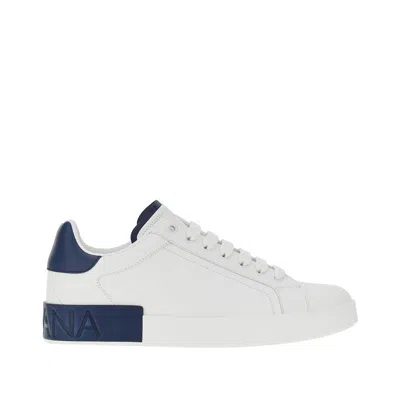 DOLCE & GABBANA 'PORTOFINO' LEATHER SNEAKERS