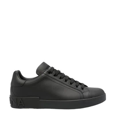 DOLCE & GABBANA DOLCE  GABBANA PORTOFINO LACE-UP SNEAKERS