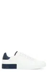 Dolce & Gabbana White Sneakers With Minimalist Design And Cushioned Sole In White