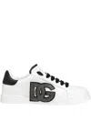 Dolce & Gabbana Portofino Light Strobel Sneakers In White