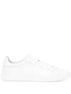 DOLCE & GABBANA PORTOFINO LEATHER SNEAKERS - MEN'S - COTTON/LAMB SKIN/CALF LEATHER/GOAT SKINRUBBER