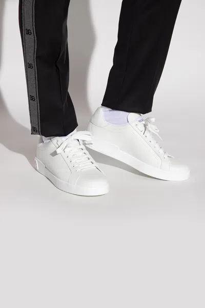 DOLCE & GABBANA DOLCE & GABBANA ‘PORTOFINO’ LEATHER SNEAKERS