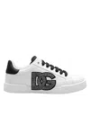 Dolce & Gabbana Portofino Light Strobel Sneakers In White