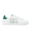 Dolce & Gabbana Portofino Leather Low-top Sneakers In White