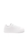 Dolce & Gabbana Portofino Light White Sneakers With Logo Patch On The Tongue And Tonal Logo Lettering On The Heel In In White