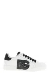 Dolce & Gabbana Portofino Light Strobel Sneakers In White