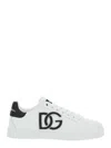 Dolce & Gabbana White Logo Sneakers In White