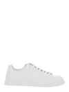 Dolce & Gabbana Portofino Light White Sneakers With Logo Patch On The Tongue And Tonal Logo Lettering On The Heel In