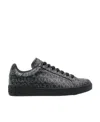 Dolce & Gabbana Logo Jacquard Low-top Sneakers In Black