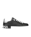 Dolce & Gabbana Dolce&gabbana Portofino Sneaker In Black