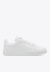 Dolce & Gabbana White Calfskin Portofino Sneakers In White