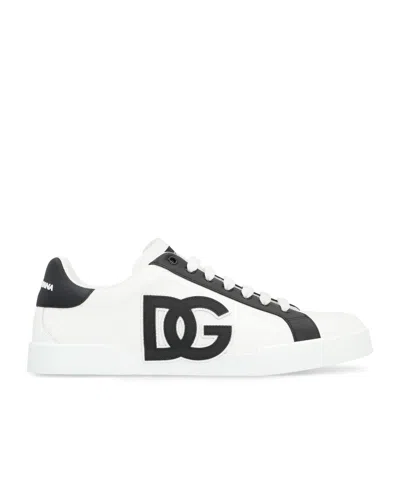 DOLCE & GABBANA DOLCE  GABBANA PORTOFINO LACE-UP SNEAKERS