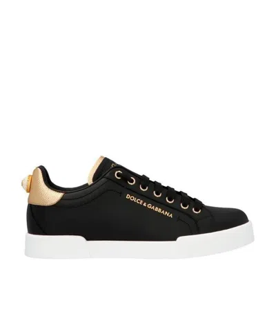 DOLCE & GABBANA DOLCE  GABBANA PORTOFINO LACE-UP SNEAKERS