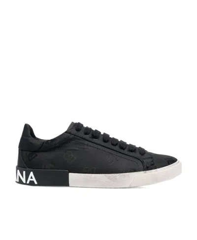 DOLCE & GABBANA DOLCE  GABBANA PORTOFINO LOW-TOP SNEAKERS