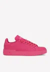 Dolce & Gabbana Portofino Low-top Sneakers In Pink