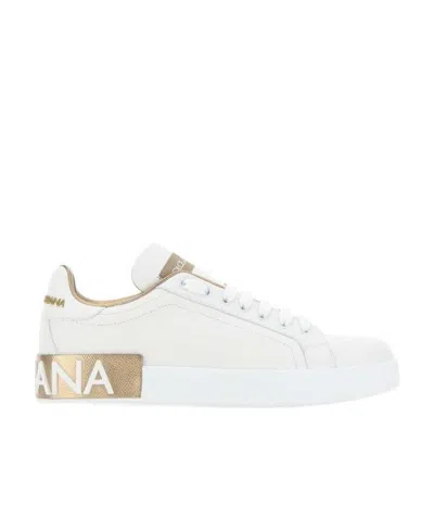 DOLCE & GABBANA DOLCE  GABBANA PORTOFINO LOGO SNEAKERS