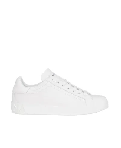 DOLCE & GABBANA DOLCE  GABBANA PORTOFINO LACE-UP SNEAKERS