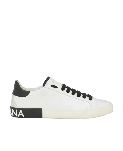 DOLCE & GABBANA DOLCE  GABBANA PORTOFINO LACE-UP SNEAKERS